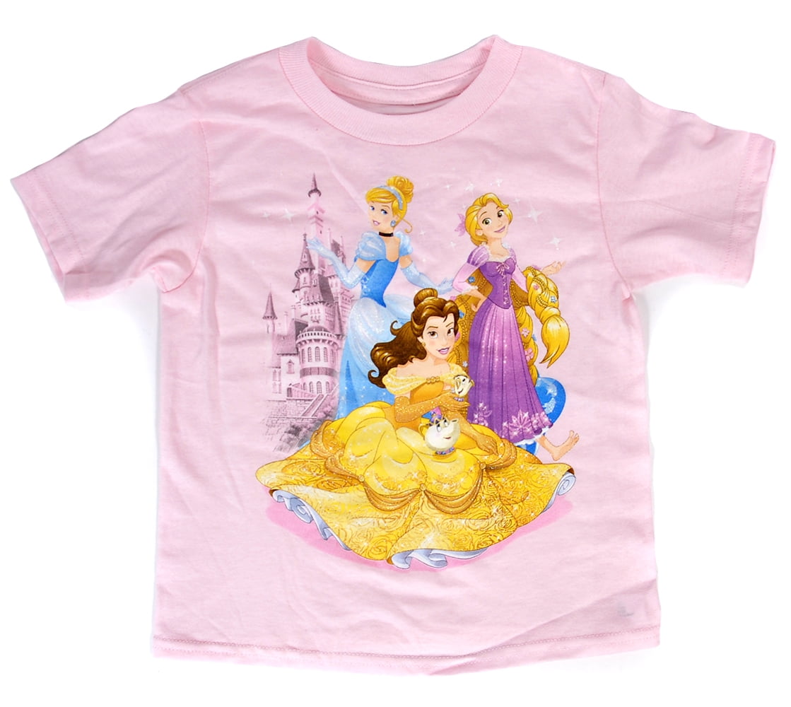 Christmas Disney Princess Holiday Sparkle Infant/Toddler Girls T-Shirt 12-24Mo