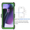 thumbnail image 4 of Takfox Case For Motorola Moto G Stylus 5G 2023,Shockproof Heavy Duty Rugged Locking Swivel Holster Belt Clip Kickstand Full Body Hard Shell Phone Cover Case,Green, 4 of 7