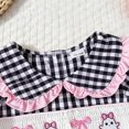 thumbnail image 6 of Kogui Toddler Girl Clothes Toddler Little Girls Long Flare Sleeve Tops Bell Bottom Pants Outfit with Headband 3 6 9 12 18 Months 2T 3T 4T 5T (Black,2-3 Years), 6 of 9
