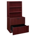 thumbnail image 4 of Legacy Lateral File with Open Hutch- Mahogany, 4 of 7