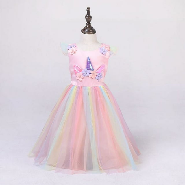 Vestido de niña, vestido infantil, vestido de Navidad, vestido de princesa, ropa infantil