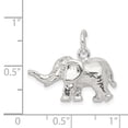 thumbnail image 5 of Auriga Fine Jewelry 925 Sterling Silver Elephant Charm for Women (L - 15 mm, W - 23 mm), 5 of 6