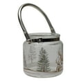 thumbnail image 6 of Northlight 4" Hand-Painted Pine Trees and Deer Flameless Glass Christmas Candle Holder, 6 of 7