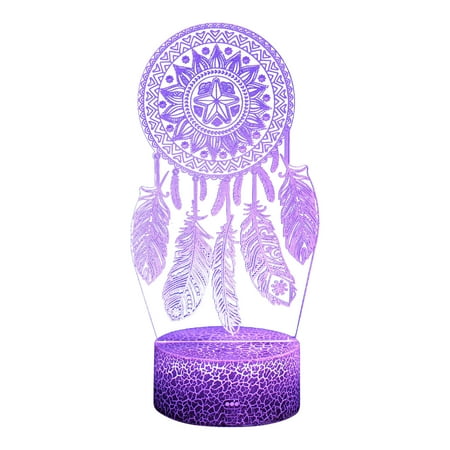 

With Remote LED Light Creative Acrylic Multicolor 3D Visual Effects Home Bedroom Decor Ramadan Mubarak Deacoration