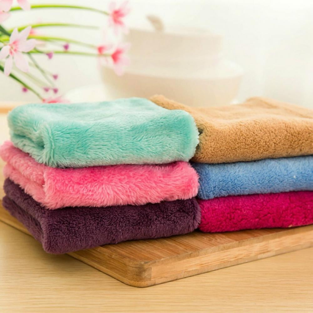 10 Pcs Kitchen Dish Cloths Set, Bamboo Fiber Dishcloth Towels. Reusable and  Absorbent Dish Cloths & Dish Towels，Suitable for Kitchen Bathroom and