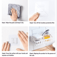 thumbnail image 4 of FloreceBien Wall Mounted Bathroom Shower Shelf Bath Caddy Storage Basket Rack, 4 of 5