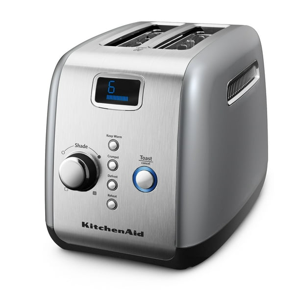 KitchenAid KMT223 2 Slice Digital Motorized Toaster Contour Silver