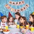thumbnail image 3 of 2 Pack Backdrop Birthday Decorations Foil Curtain Backdrop Streamers Dance Party Decorations New Years Eve Party Supplies（3.28×6.56ft）, 3 of 6
