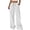 White, variant on SWQZVT Women's Summer Palazzo Pants High Waisted Wide Leg Drawstring Flowy Beach Lounge Pants with Pockets