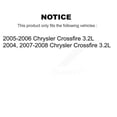 thumbnail image 2 of Mpulse Front Rear Disc Brake Pads Wear Sensor (4 Pack) for Car Chrysler Crossfire 3.2L KSE-100118, 2 of 2