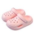 thumbnail image 2 of Ticikt Kids Clogs Shoes, Breathable -On Garden Shoes Summer Beach Slippers for Boys Girls,Pink,2.5-3 Years, 2 of 9