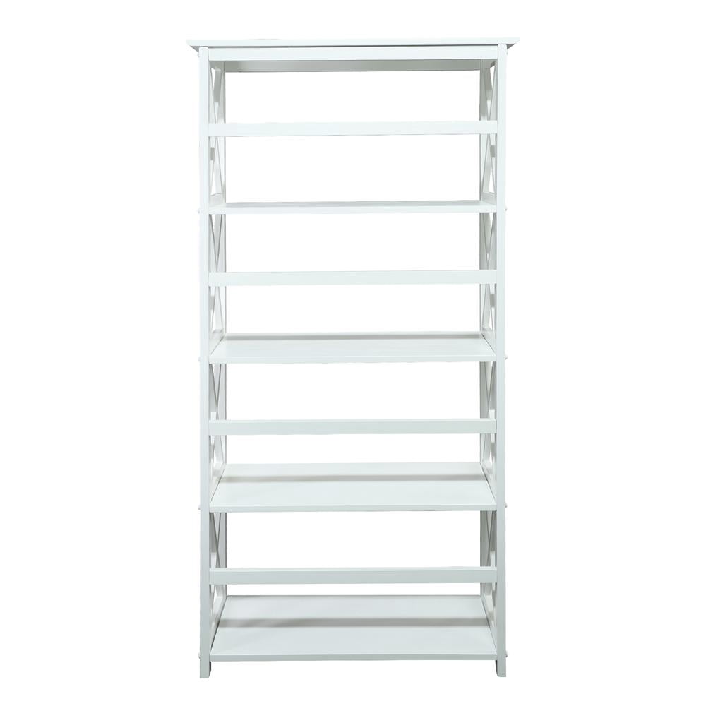 Casual Home Montego 5-Shelf Bookcase - White