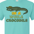 thumbnail image 4 of Inktastic In a While Crocodile with Cool Green Crock in Sunglasses T-Shirt, 4 of 5