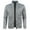Gray, variant on Lovskoo 2024 Mens Sweaters Casual Fall and Winter Long Sleeve Zipper Sweater Thin Plush Knit Coat Gray
