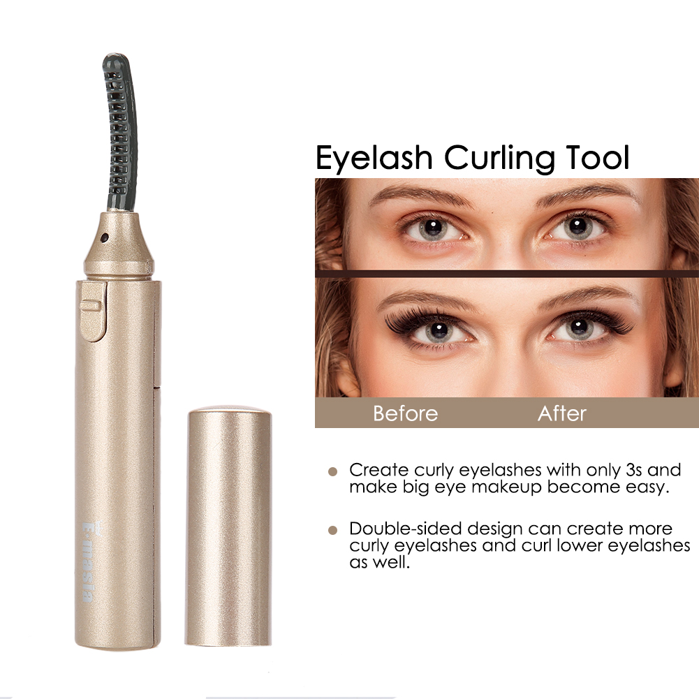 Mgaxyff Heated Eyelash Curler,Eyelash Curling Tool,Electric Heated