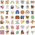 thumbnail image 3 of 200 pegatinas estéticas bohemias YONGSHENG decoración de arte de línea abstracta minimalista, 3 of 5