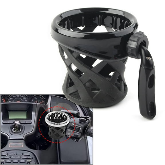 BFY for Goldwing GL1800 Handlebar Cup Holder Drink W/ Mesh Basket Mount Black