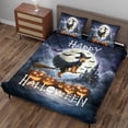 thumbnail image 3 of Happy Halloween Airedale Terrier Witch Pumpkins Bats Quilt Bedding Set Dale Waterside Dog Lover 1 Blanket Bed Cover 2 Pillowcases - 13012, 3 of 5