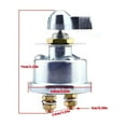 thumbnail image 3 of Becaristey Car 300A Battery Isolator Switch Truck RVs Cutoff Switches Disconnector Automobile Automotive Upgrade Modified, 3 of 6