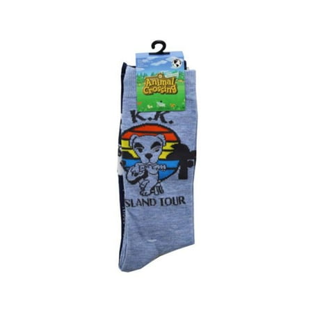 

Kole Imports AB326-16 Mens Animal Crossing Crew Socks - Size 10 - 13 - Pack of 16