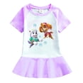 thumbnail image 4 of 2024 vestido de verano para niñas, vestidos de princesa empalmados de la Patrulla Canina de dibujos animados de algodón para niñas de 1 a 6 años, ropa de cumpleaños, 4 of 5