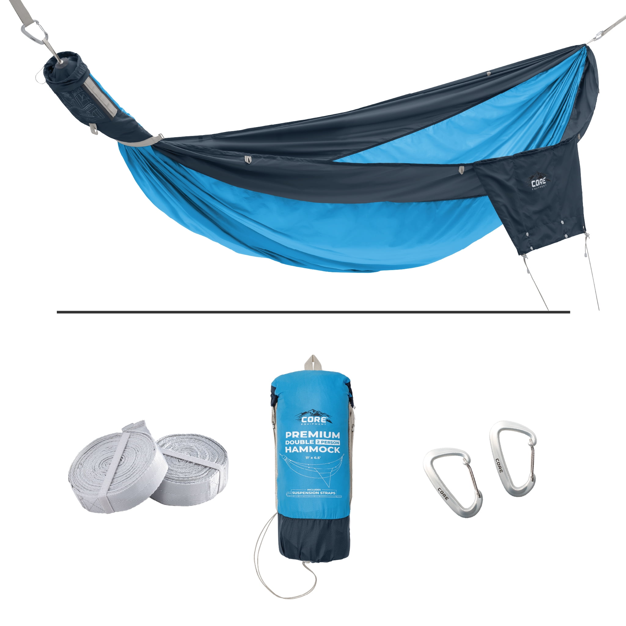 CORE Premium Double Hammock - Blue