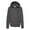 Charcoal Heather, variant on Hanes EcoSmart Kids' Fleece Pullover Hoodie Charcoal Heather S