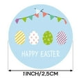 thumbnail image 3 of 500pcs/roll 2.5cm Home Decor Paper Decoration Candy Bags Package Handmade Craft Seal Sticker Bunny Carrot Rabbit Egg Self Adhesive Labels Easter Stickers STYLE 1, 3 of 8