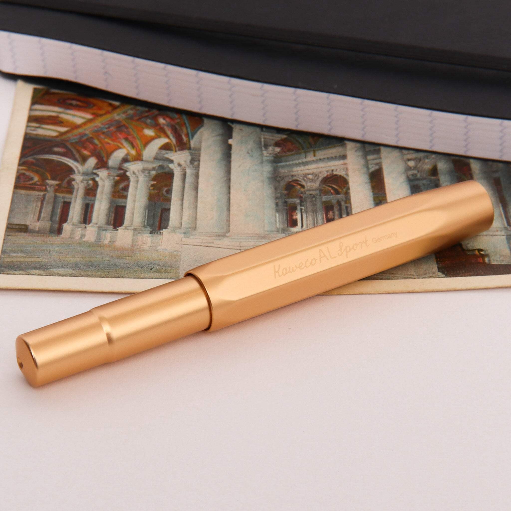Kaweco AL Sport Gold Fountain Pen - Medium