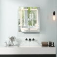 thumbnail image 6 of Gymax 23.5 x 27.5 Inch Bathroom Medicine Cabinet w/ Mirror LED Lighted Mirror Cabinet, 6 of 9