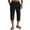 Black, variant on hotojiny Men's Capri Pants Casual Lightweight Golf 3/4 Work Pants Summer Athletic Beach Yoga Cropped Trousers with Pockets