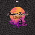 thumbnail image 4 of Inktastic Miami Beach Florida Vacation Sunset Girls Baby Bodysuit, 4 of 5