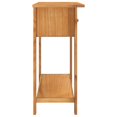 thumbnail image 3 of vidaXL Console 110x35x75 cm Bois de Chêne Massif, 3 of 5