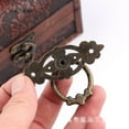 thumbnail image 3 of Mini Retro Drawer Pull Wardrobe Cabinet Round Ring Handle Cupboard Knobs, 3 of 6