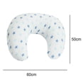 thumbnail image 2 of Funda de almohada de lactancia - tejido orgánico | SHOPBOP hojitas verdes y punto de salvia mientras | tejidos de algodon organico, 2 of 5