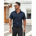 thumbnail image 3 of COOFANDY Short Sleeve Dress Shirt for Men Business Casual Button Down Shirt, 3 of 6