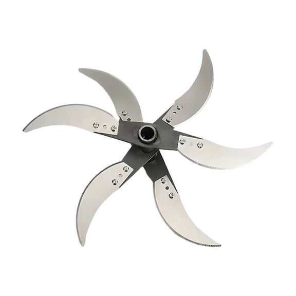 FTsdfkl 5 Blades Stainless Steel Shredder Replacement Blade, Heavy Duty Grinder Cutter for Vegetable Feed Compost