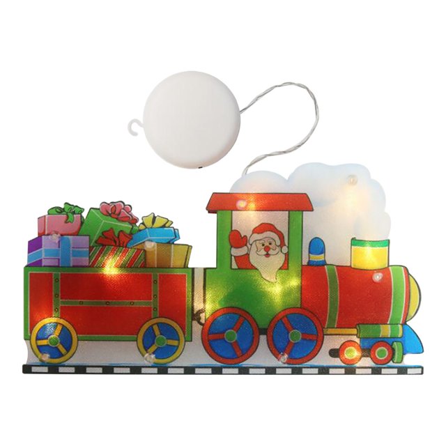 Lámpara colgante de ventana con ventosa LED, tienda de decoración de Navidad, diseño de escena de ambiente, lámpara de decoración de vacaciones Wmkox8yii gf9665