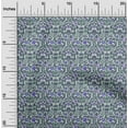 thumbnail image 2 of oneOone Velvet Light Blue Fabric Asian Suzani Fabric For Sewing Printed Craft Fabric By The Yard 58 Inch Wide, 2 of 5