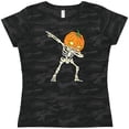 thumbnail image 3 of Inktastic Halloween Dabbing Great Pumpkin Skeleton Women's T-Shirt, 3 of 5