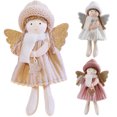 thumbnail image 1 of Colgantes con forma de ángel de 3 uds, colgante de muñeca de ángel de Navidad, adornos colgantes de muñeca de Navidad, 1 of 7