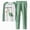 H234-Green, variant on TOWED22 Toddler Baby Girl Boy Outfits 2 Piece Long Sleeve Crewneck Tee and Relaxed Fit Joggers Pants Set Fall Winter Print Clothes Clothing(Green,9-10 Y)