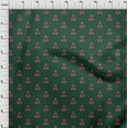 thumbnail image 3 of oneOone Cotton Poplin Fabric Leaves & Floral Block Decor Fabric Printed BTY 42 Inch Wide, 3 of 5