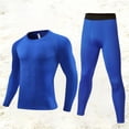 thumbnail image 4 of YunPes Boys Compression Set Long Sleeve Cool Dry Shirts & Stretchy Leggings Workout Gym Base Layer Athletic Clothing Set 2 Piece Outfits, 4 of 8