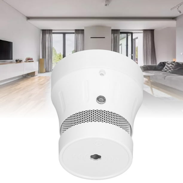 Alarma De Humo, Detector De Humo Fácil De Instalar Wifi Con Luz LED Con Tornillos Para El Hogar