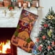 thumbnail image 1 of Stardew Valley Tema: Calcetines de Navidad, fino lino blanco para colgar en escaleras y chimenea, decoración navideña para el hogar, regalo de Navidad. 45cm × 32cm, 1 of 5