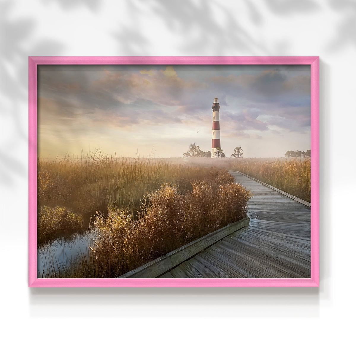 Private Path I by Mike Calascibetta - Restickable Framed Giclée Print