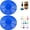 2pcs-Blue, variant on Multi-Use Silicone Storage Bag & Organizer,Multifunctional Mesh Coaster,Silicone Wine Carrier,Reusable, Foldable, Portable Coaster for Wine Bottles, Cans, Cups, Hot Dishes,and Beverages(2pcs-black)