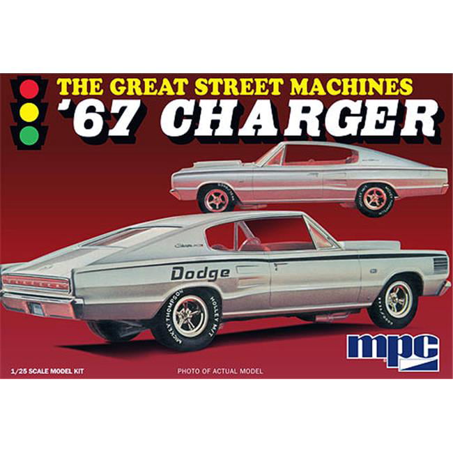 MPC 1:25 1967 Dodge Charger Great Street Machine Model Kit MPC829 
