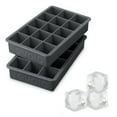 thumbnail image 2 of Tovolo Perfect Cube Ice Trays S/2 Charcoal, 2 of 4